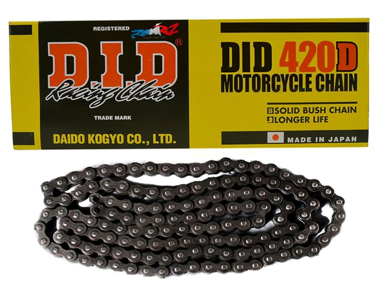 CADENA MOTO DID 420 D 136 NEGRO